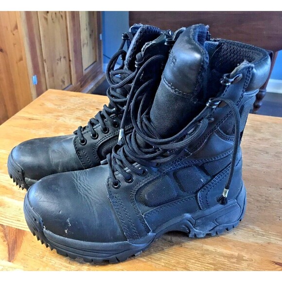 Propper Men's Series 200 6" Side Zip Boots Black US Men's 5W Women's 7W - Picture 1 of 14